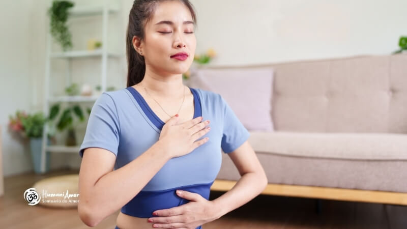 Respiração consciente e práticas energéticas